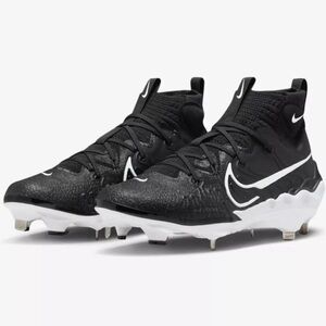 Nike Alpha Huarache NXT Black White Baseball Cleats DJ6517-001 Mens Size 7 NEW